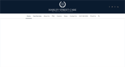 Desktop Screenshot of harleystreetcare.com
